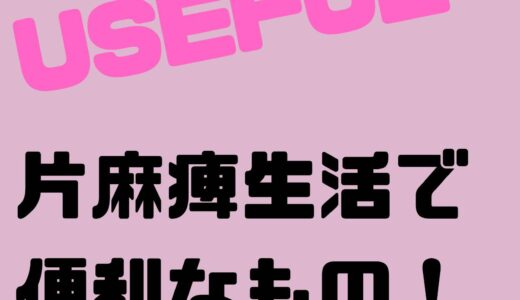 片手麻痺学生の便利なもの紹介5～結ばない靴ひも～
